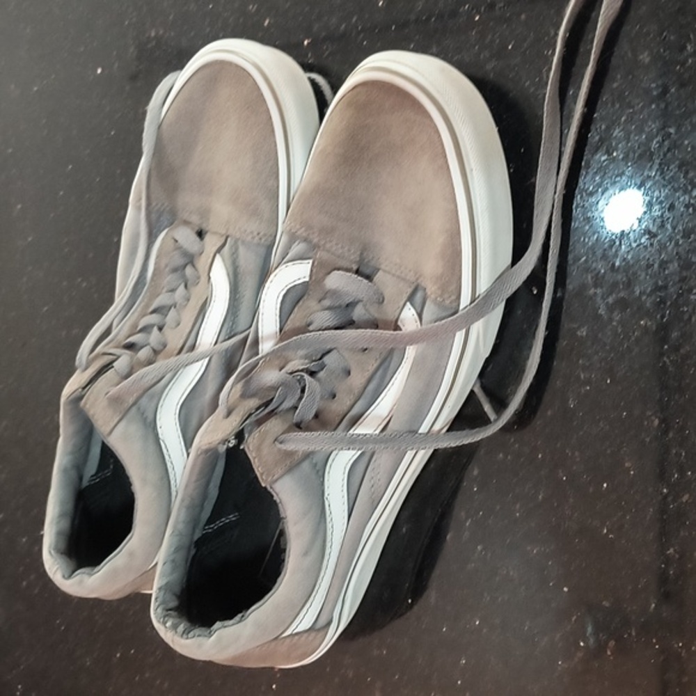 Vans Skate Old School Shoes- Cloud Grey